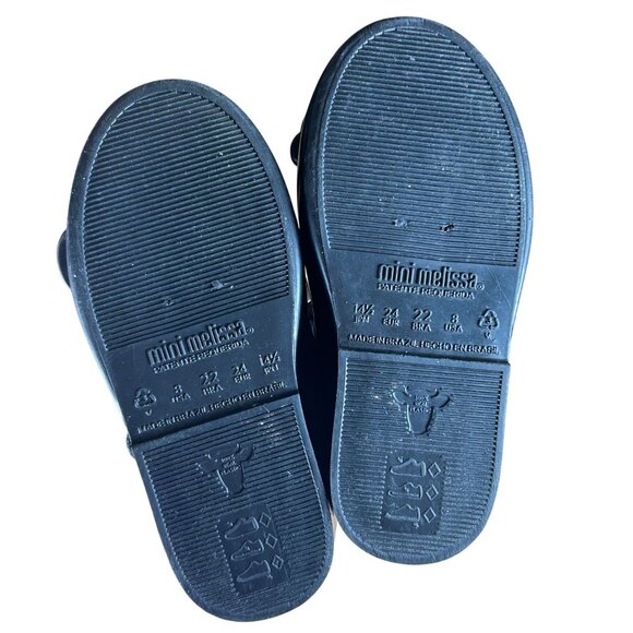 MINI MELISSA x Disney Minnie Mouse Mary Jane Shoes Black Size US 8 - Picture 7 of 9